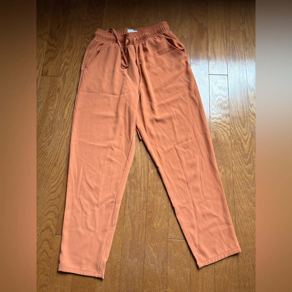 Casual Orange Pants